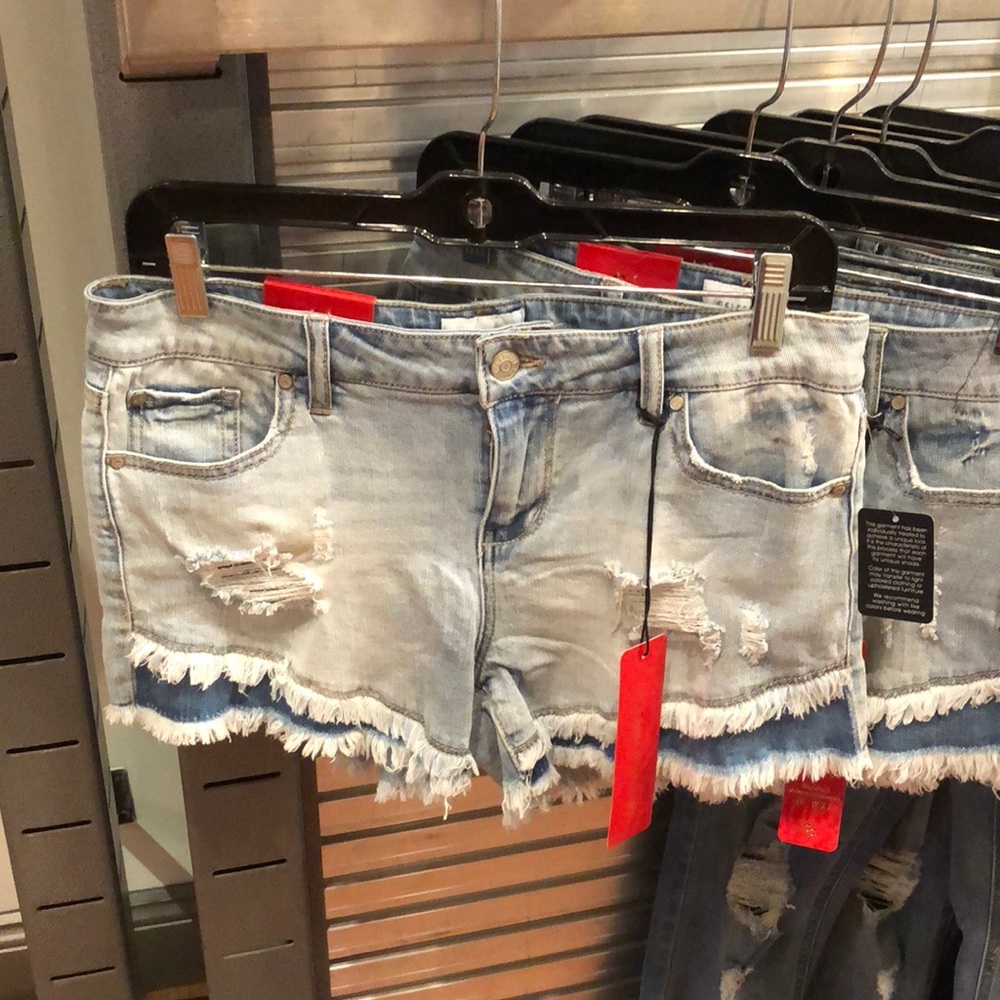 Celebrity Pink Jean Shorts